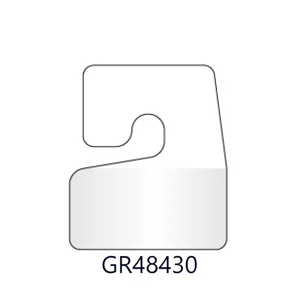 Self-Adhesive J Hook Hang Tabs 13 J hook hang tabs GR48430