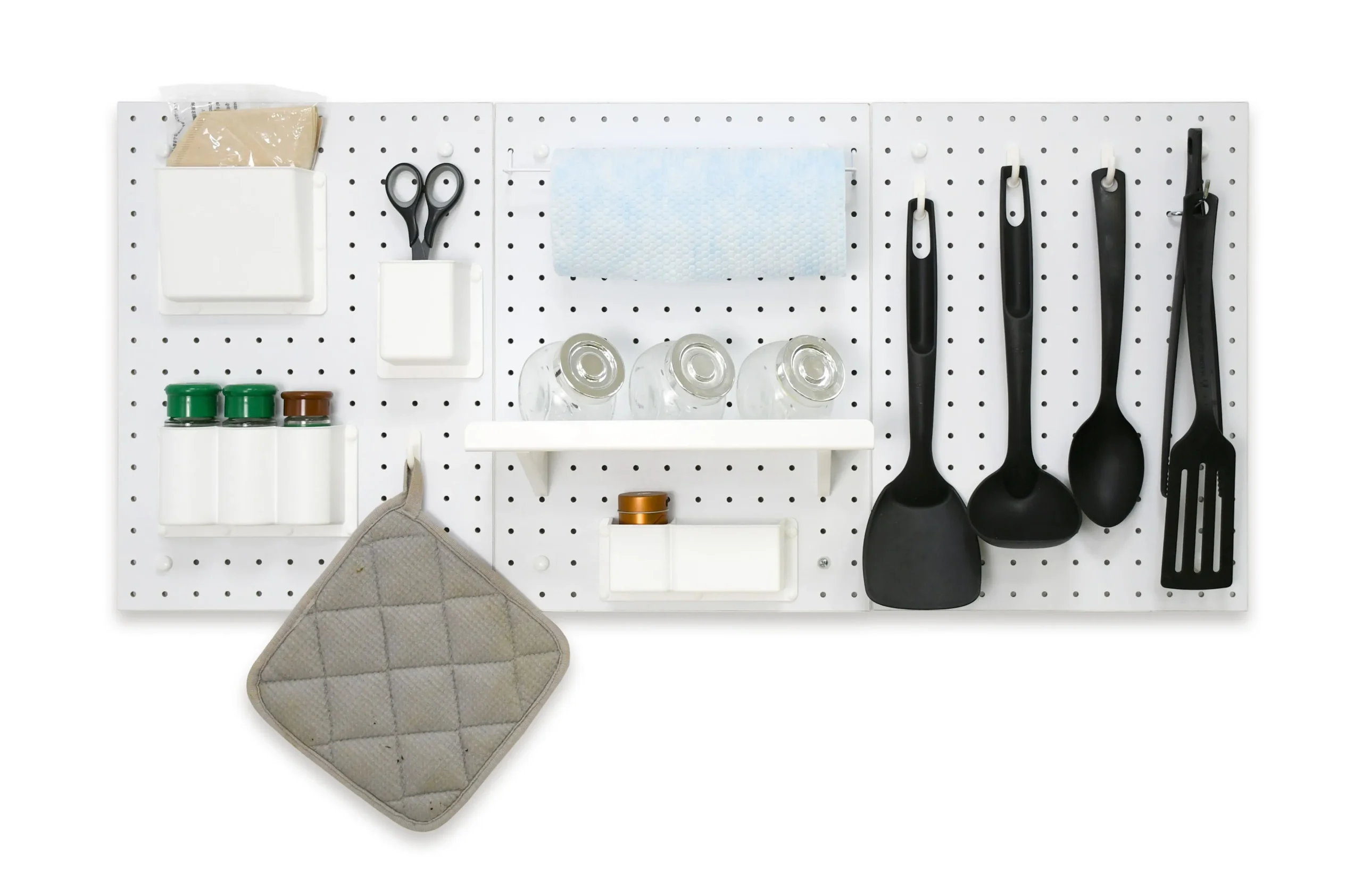 12″x16″ Pegboard Organizer Kit (3-Piece Set)
