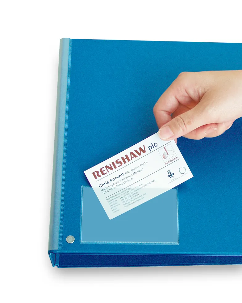 自黏名片袋 2 business card pocket 1