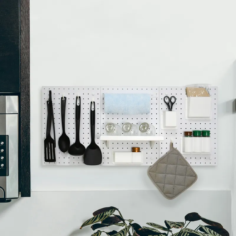 洞洞板套組 12"X16" 3片裝 7 group of pegboard 3PCS 3